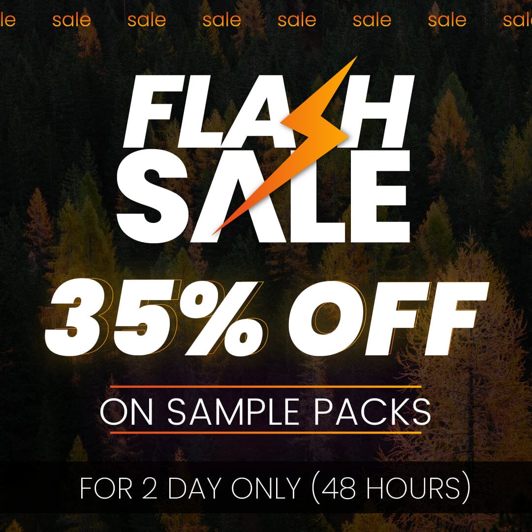 FLASH SALE / 35% OFF on full Sample Packs / 48H Only