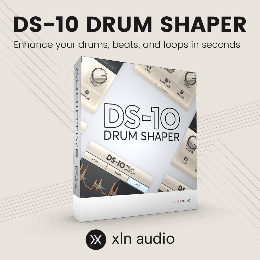 DS-10 Drum Shaper - Enhance your drums, beats, and loops Software & Plugins XLN Audio