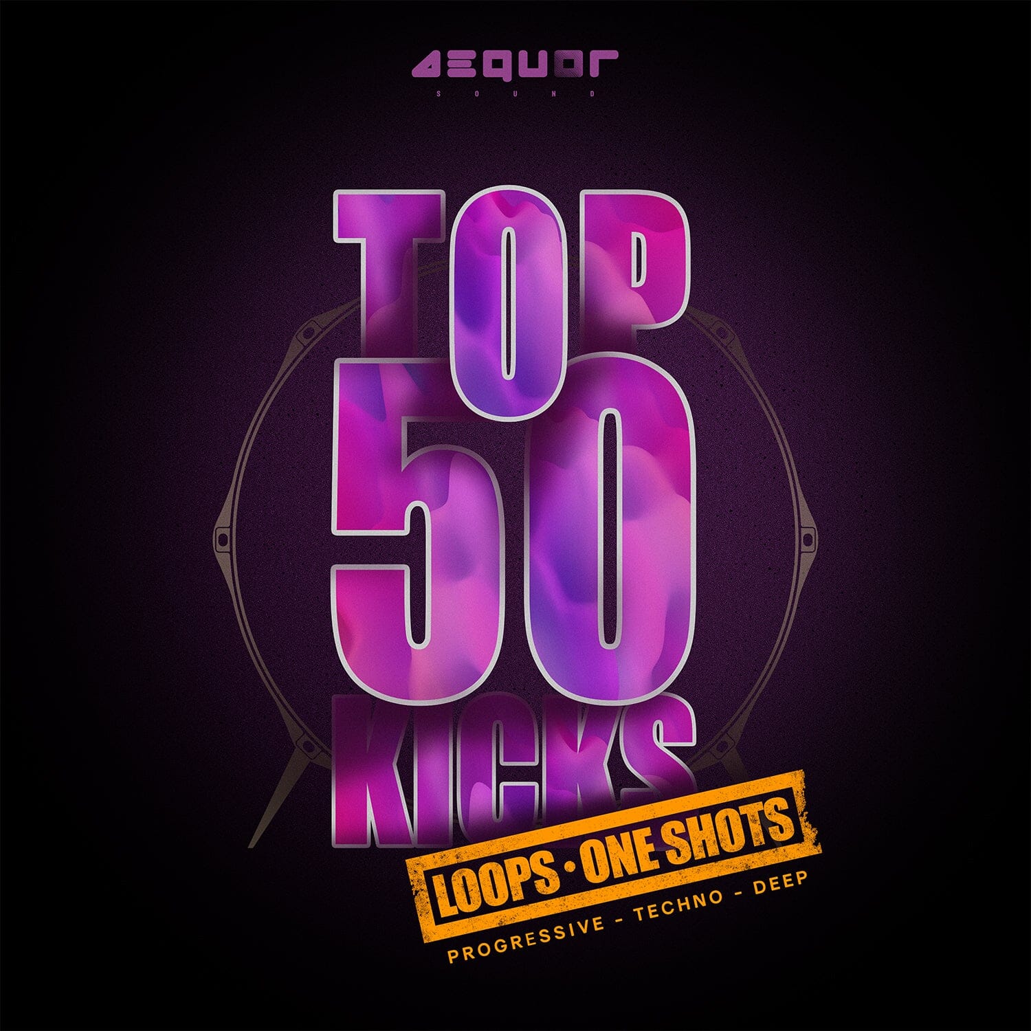 Top 50 </br> Kicks Sample Pack Aequor Sound