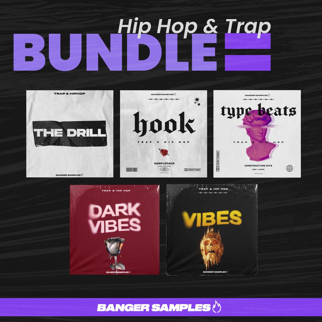 Hip Hop & Trap Bundle - Banger Samples (Loop, One shots) Sample Pack Banger Samples