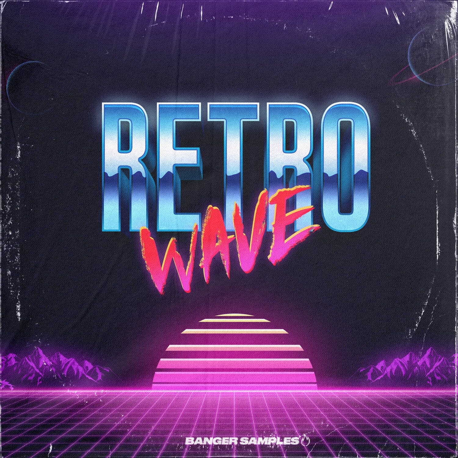 Retro Wave - Synthwave, Newpop (Loops, Midi Files) Sample Pack Banger Samples