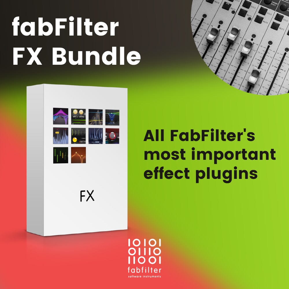 FabFilter FX Bundle - Contains All FabFilter's most important effect plug-ins Software & Plugins FabFilter - Software Instruments