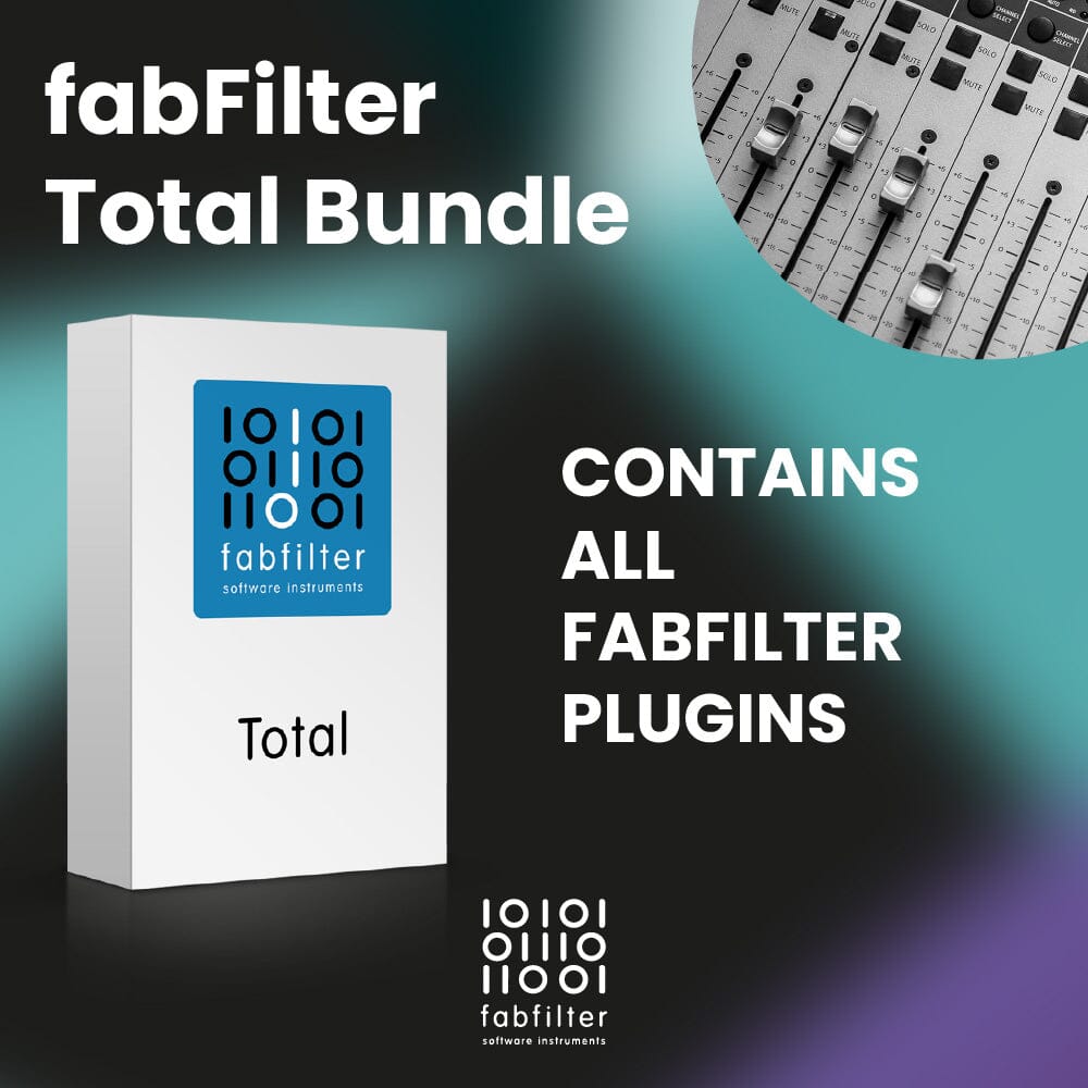 FabFilter Total Bundle Contains All FabFilter Plugins Samplesound