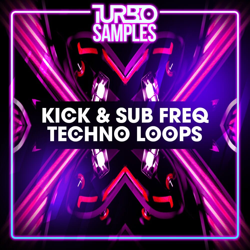 Kick & Sub Freq </br> Techno Loops Sample Pack Turbo Samples