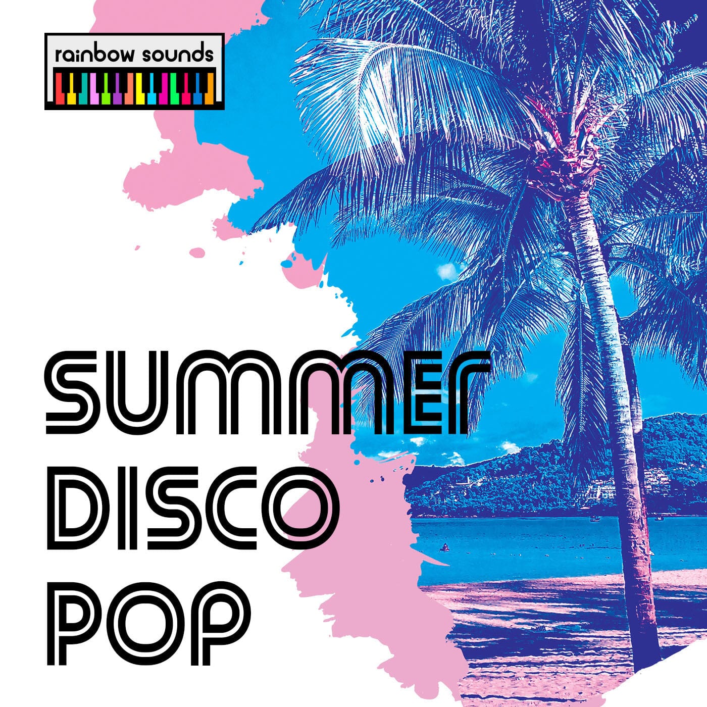 Summer Disco Pop - Indie Pop, Nu Disco-Funk (Loops, One Shots) Sample Pack Rainbow Sounds