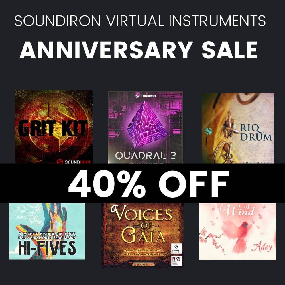 Elevate Your Sound with Soundiron Deals! 40% OFF