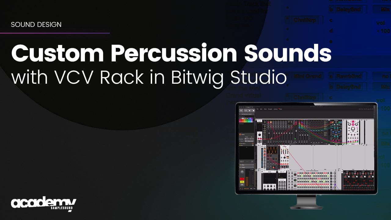 How to Building Custom Percussion Sounds with VCV Rack in Bitwig Studio