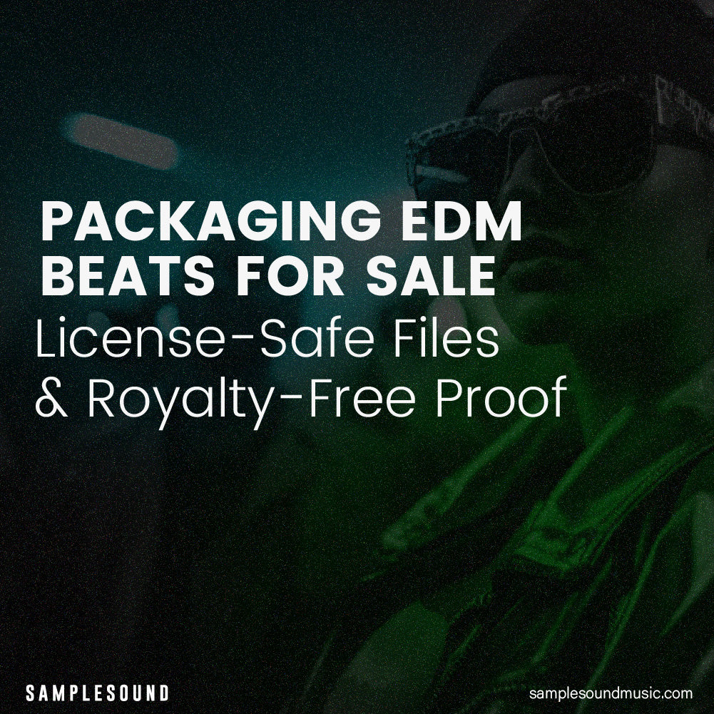 Packaging EDM Beats for Sale: License-Safe Files &amp; Royalty-Free Proof