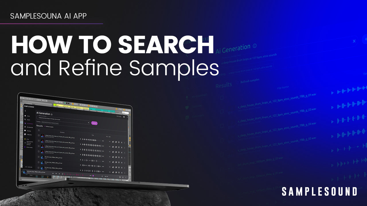 Effective Sample Searching and Filtering in the Samplesound App