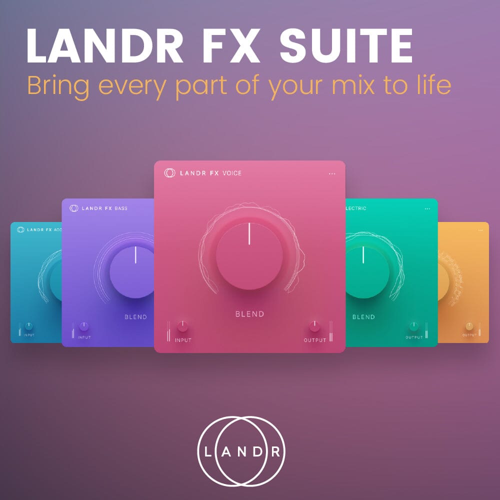 LANDR FX Suite - 5 single-dial multi-fx plugins
