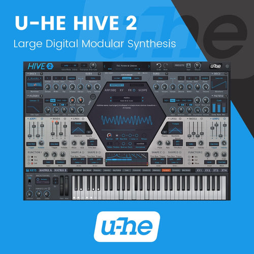 u-He Hive 2 - Super Fast Super Synth for Everyone Software & Plugins u-he