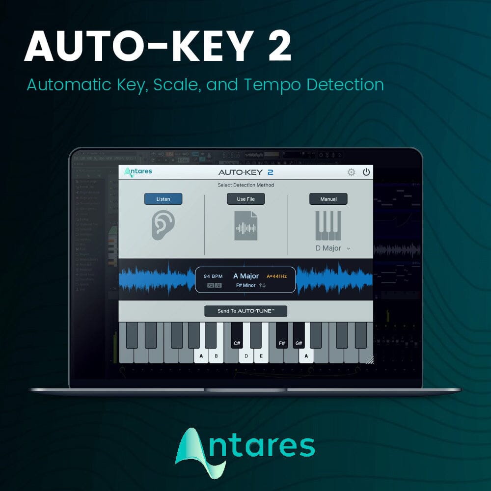 AUTO-KEY 2 - Automatic Key, Scale, and Tempo Detection Software & Plugins Antares