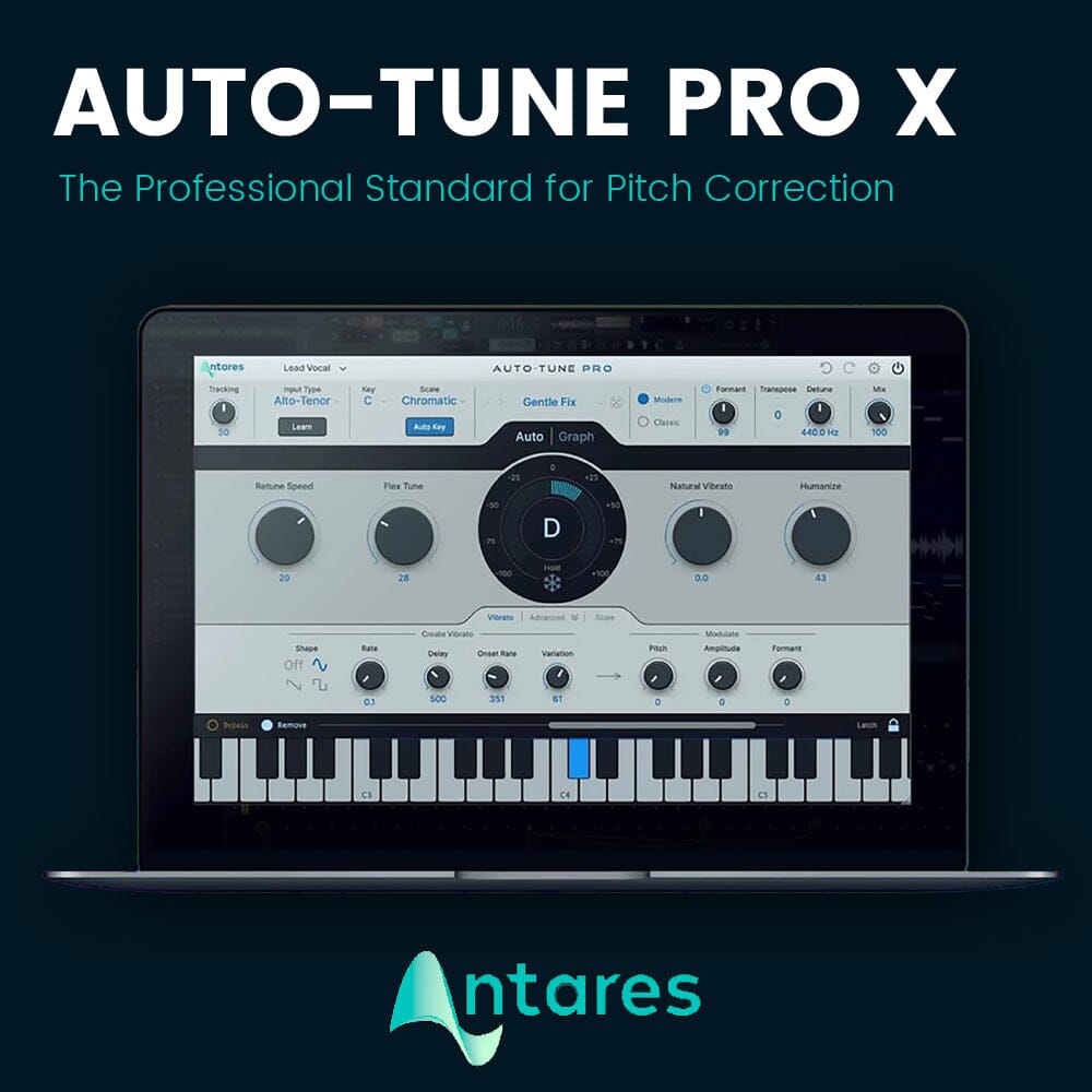 Auto-Tune Pro X: The industry standard for pitch correction and vocal effects Software & Plugins Antares