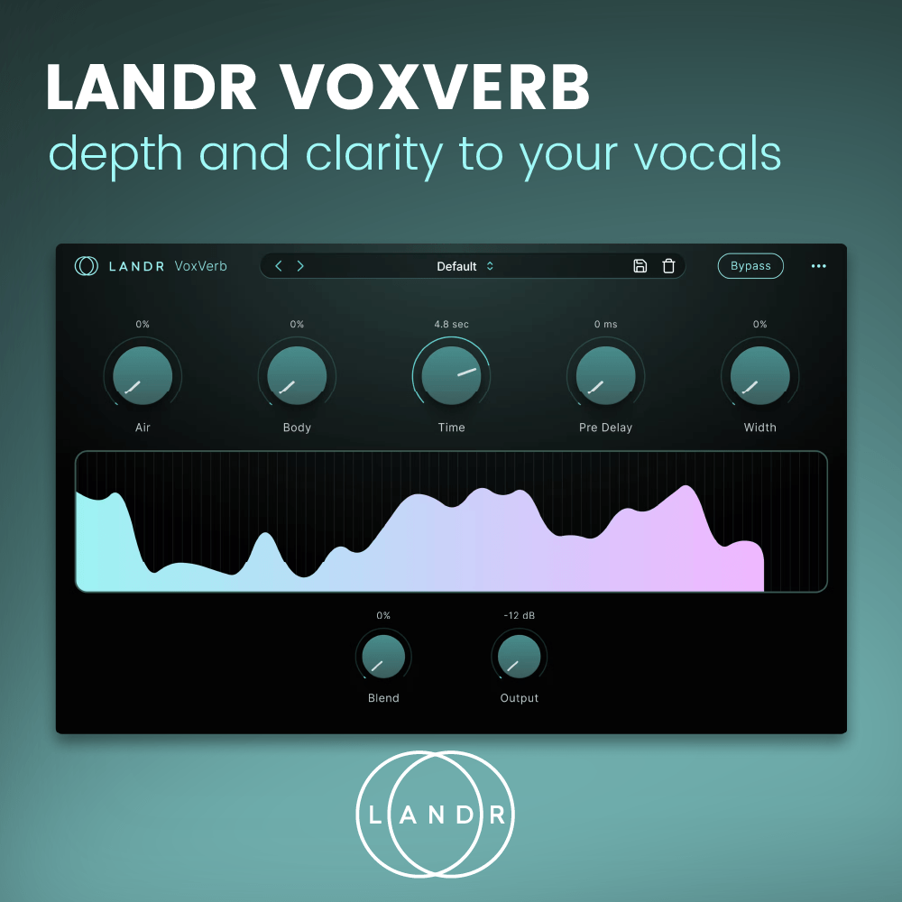 LANDR VoxVerb - Clean, Immersive Vocal Reverb