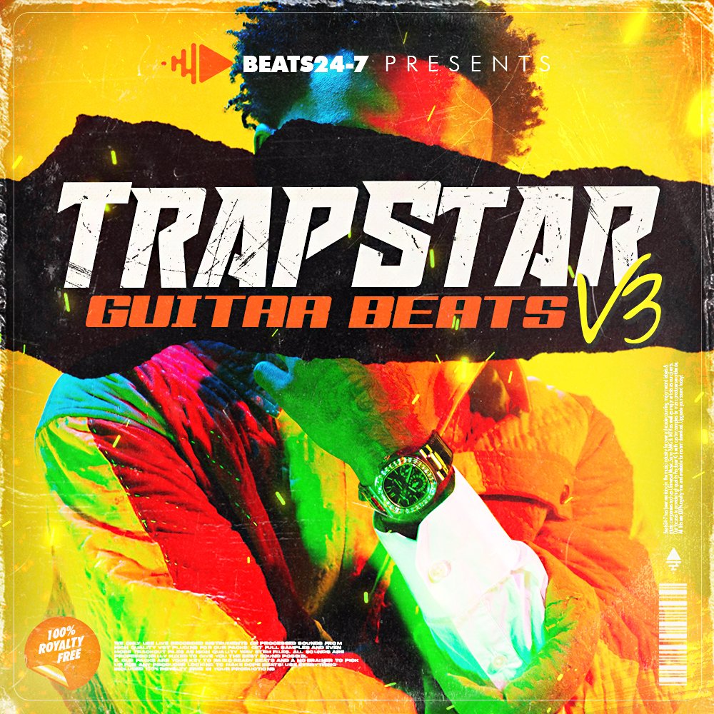 Trapstar Guitar Beats V3 - Hip Hop Sample Pack
