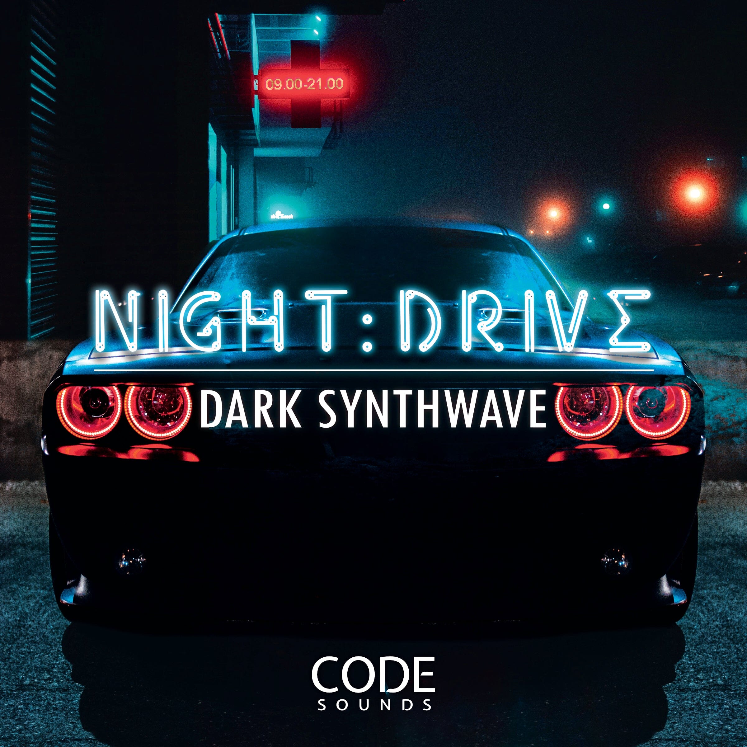 NightDrive Dark Synthwave (Synthwave - Cinematic - Downtempo - Cyberpunk) Sample Pack Code Sounds