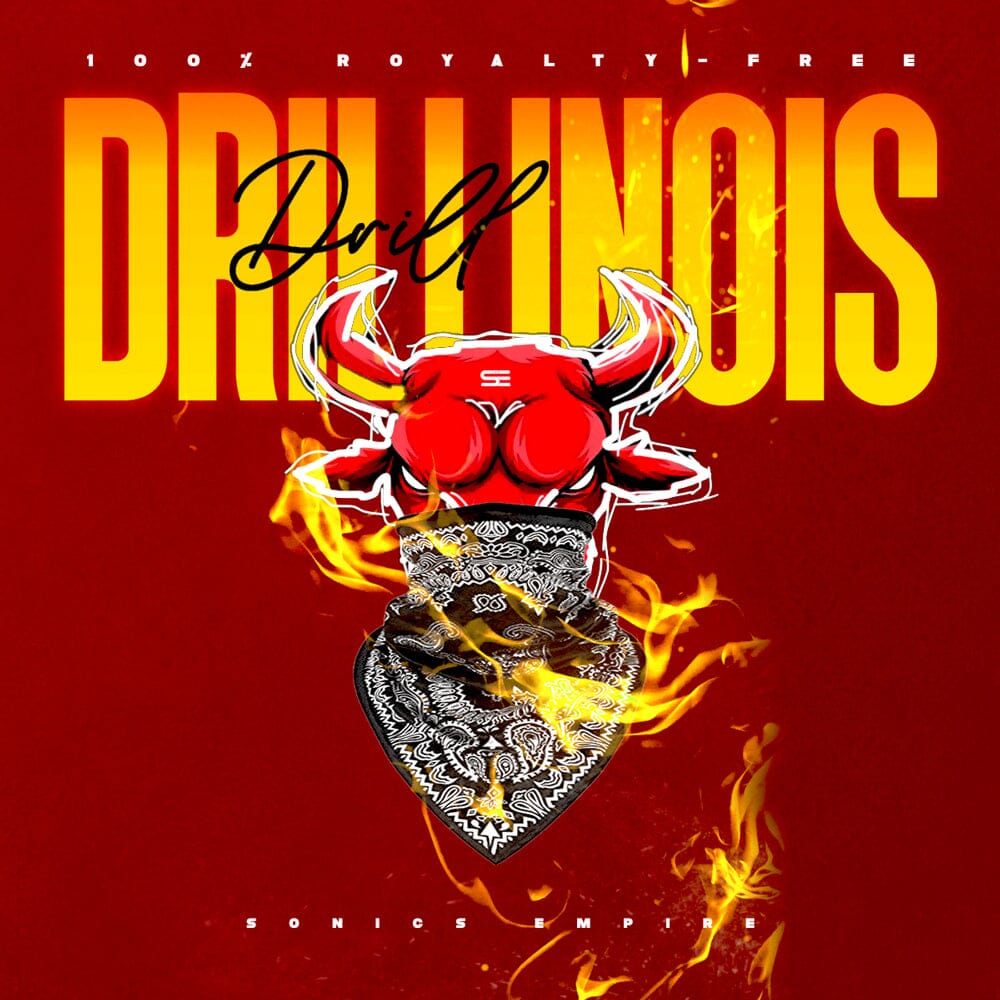 Drillinois - Drill Sample Pack (WAV and MIDI Files) Sample Pack Sonics Empire