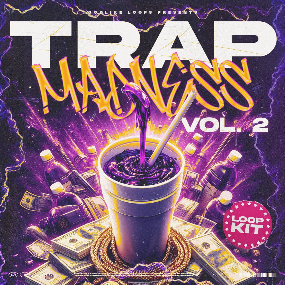 Trap Madness Vol 2 - Melody Loop Kit - Trap Hip-hop Sample Pack Godlike Loops