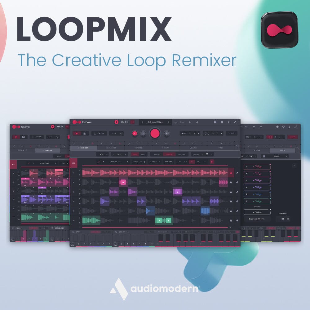 Loopmix - The Creative Loop Remixer Software & Plugins Audiomodern Instruments