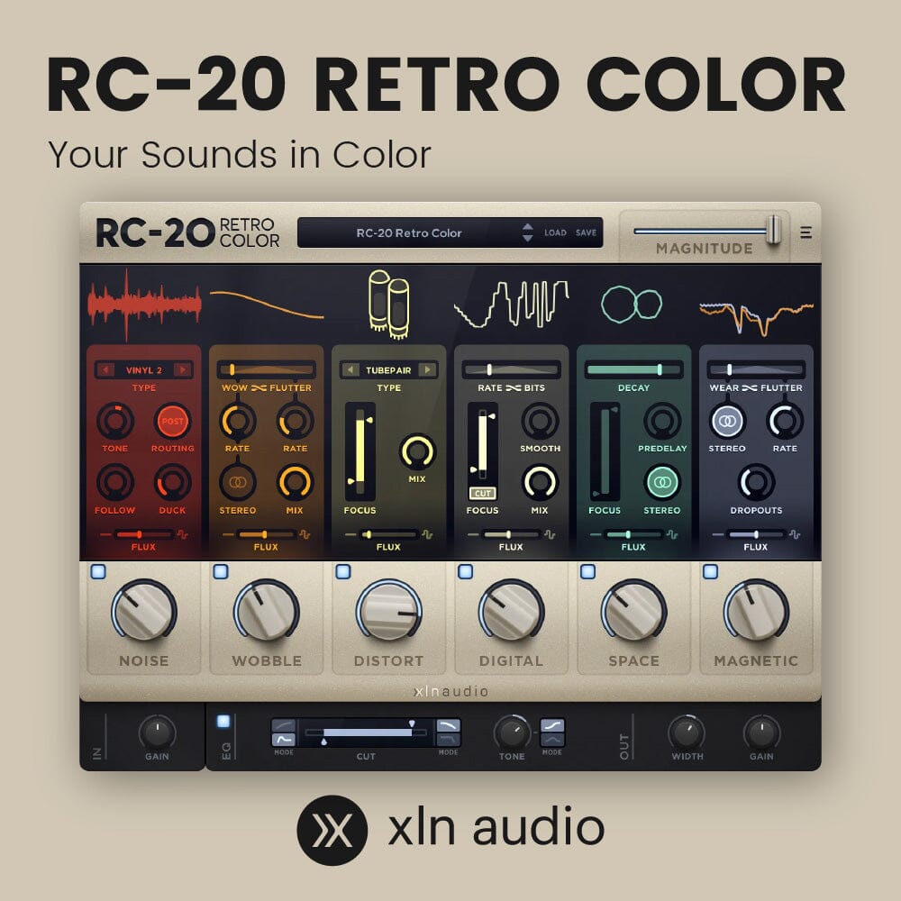 RC-20 Retro Color: Your Sound In Color Software & Plugins XLN Audio