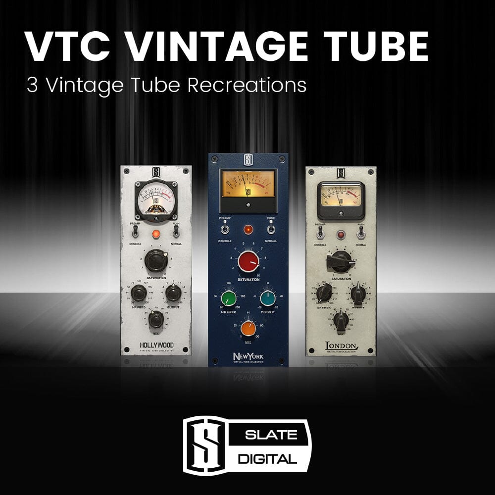 Slate VTC Vintage Tube - 3 Vintage Tube Recreations Software & Plugins Slate Digital