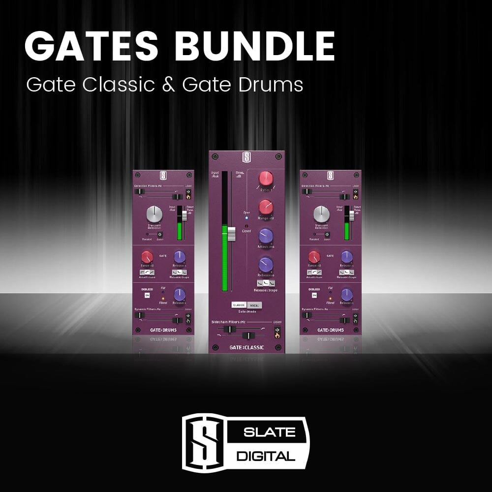 Slate Gates Bundle - Gate Classic & Gate Drums Software & Plugins Slate Digital
