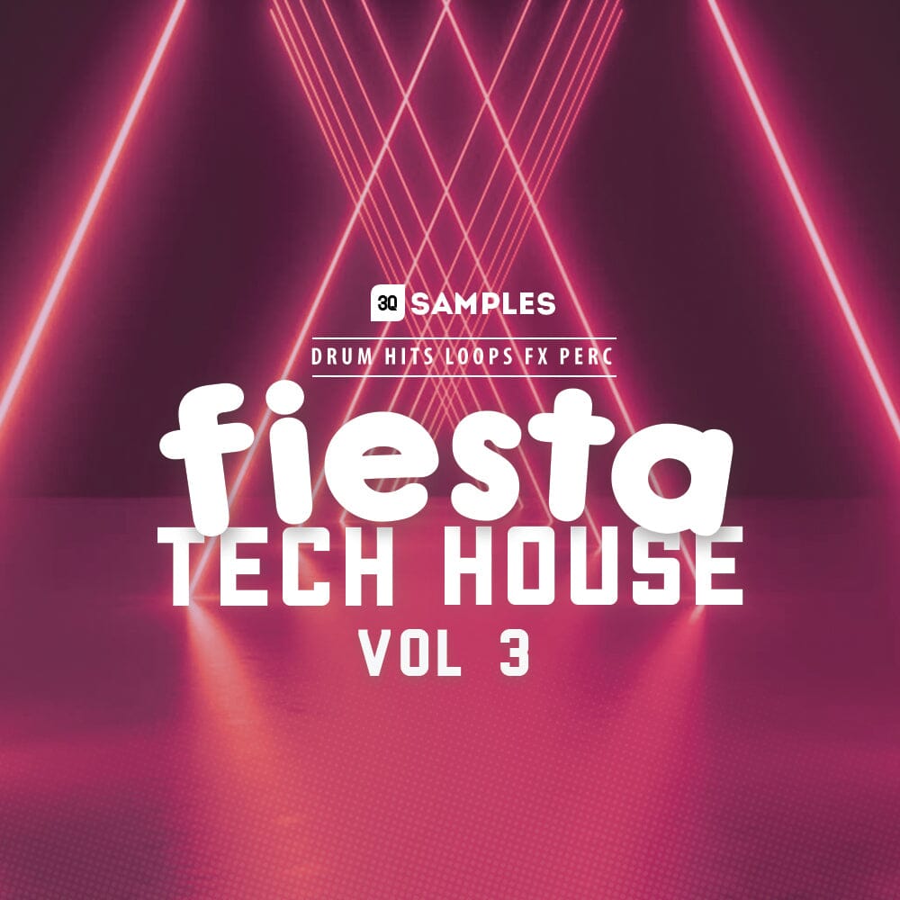 Fiesta Tech House Vol. 3 (Loops - wave 24bit - Drum Hits) Sample Pack 3q Samples