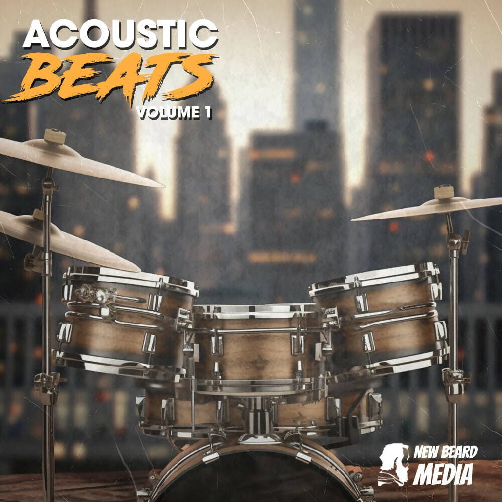 Acoustic Beats Vol 1 - Drum Beats and Fills Sample Pack New Beard Media