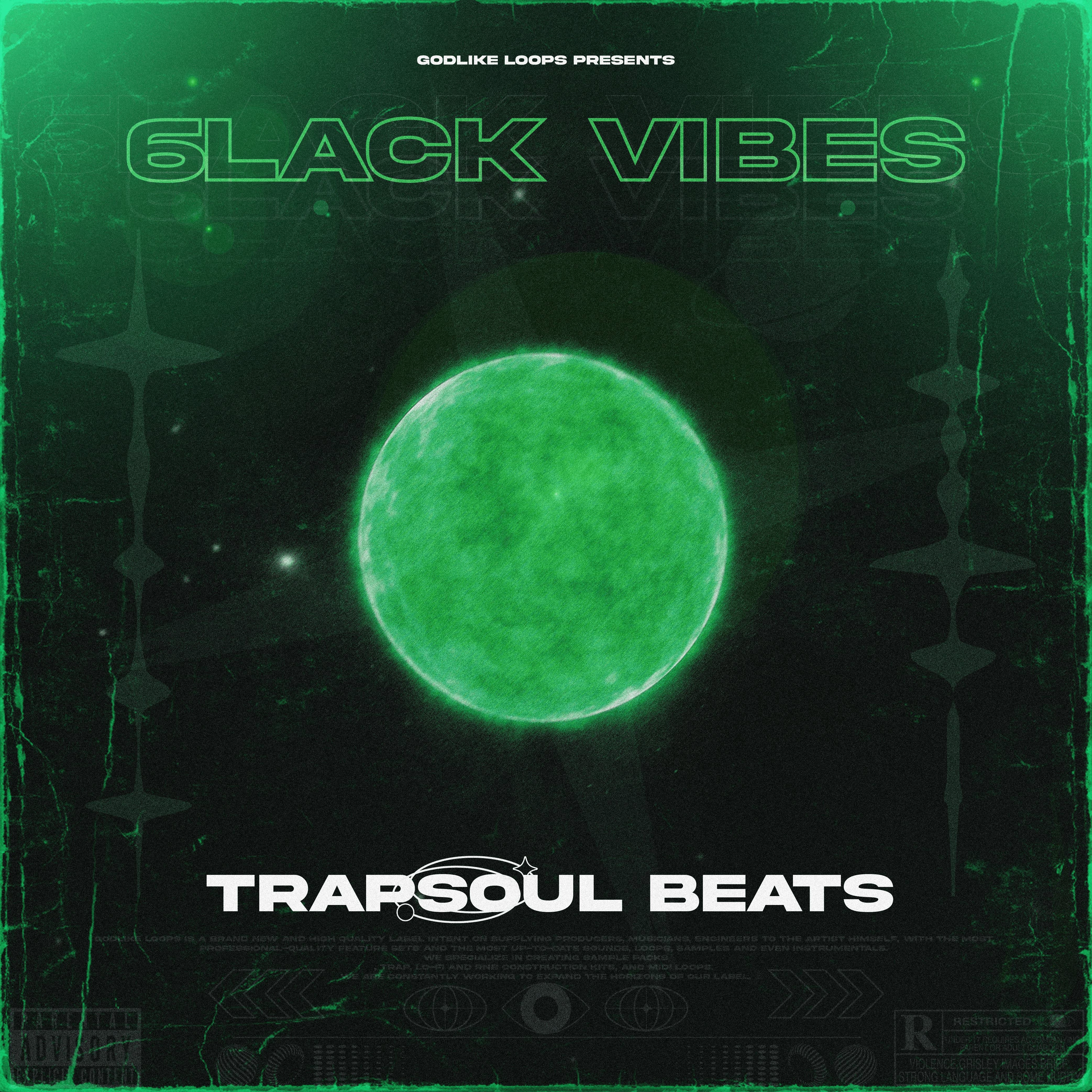 6lack Vibes - Trapsoul Beats - Hip hop Trap (Audio Loops) Sample Pack Godlike Loops