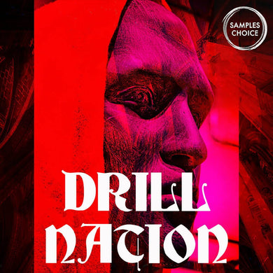 Drill Nation - Trap Hip Hop Lo-Fi Bass Music (Midi & Wav Files) Sample Pack Samples Choice