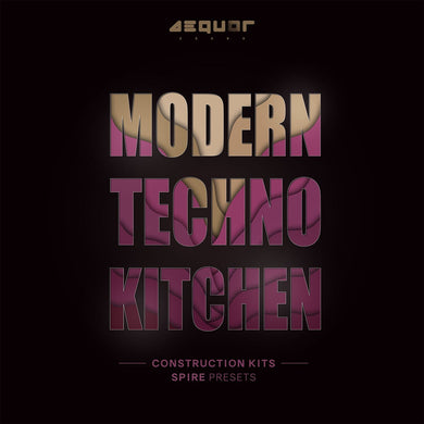 Modern Techno Kitchen (Construction kits - Wave & Midi file ) Sample Pack Aequor Sound