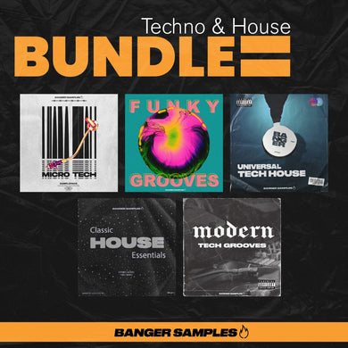 Techno & House Bundle - Banger Samples (Loop, One shots) Sample Pack Banger Samples