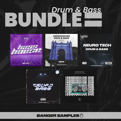 Drum & Bass (EDM) Bundle - Banger Samples (Loop, One shots) Sample Pack Banger Samples