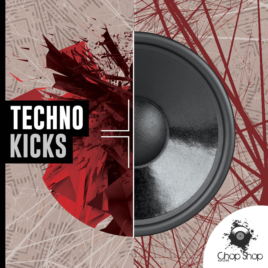 Techno </br> Kicks Sample Pack Chop Shop Samples
