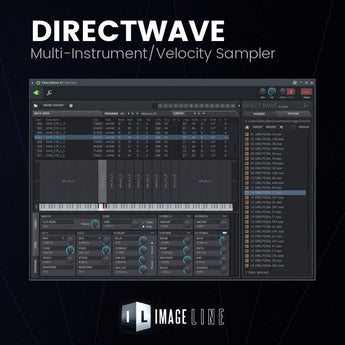 Image Line DirectWave - Multi-Instrument/Velocity Sampler Software & Plugins Image Line