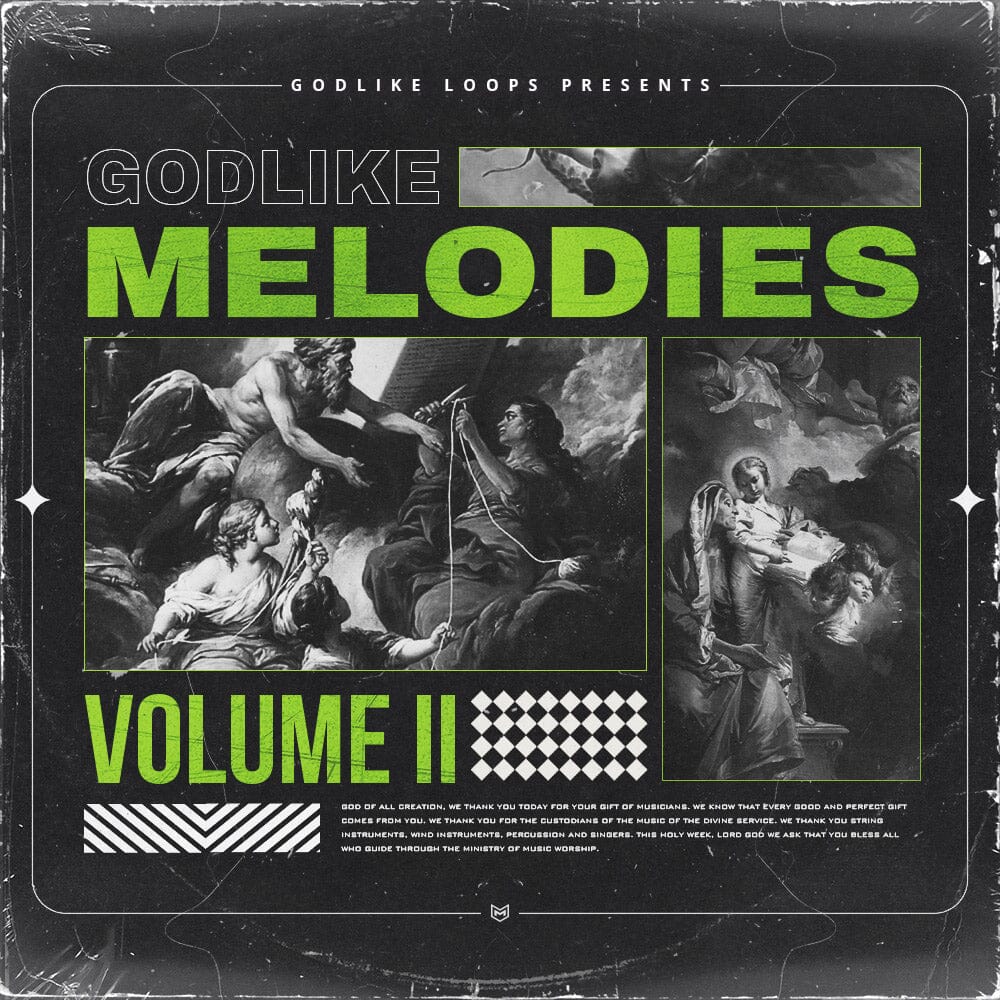 Godlike Melodies Vol 2 - Hip hop Trap (Audio Loops) Sample Pack Godlike Loops