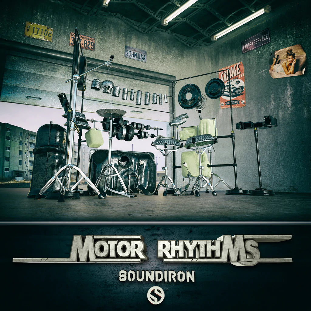 Motor Rhythms - Metal Industrial Drum Kit ( Kontakt Player ) Software & Plugins Soundiron