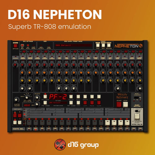 D16 Nepheton - Superb TR-808 emulation Software & Plugins D16 Group