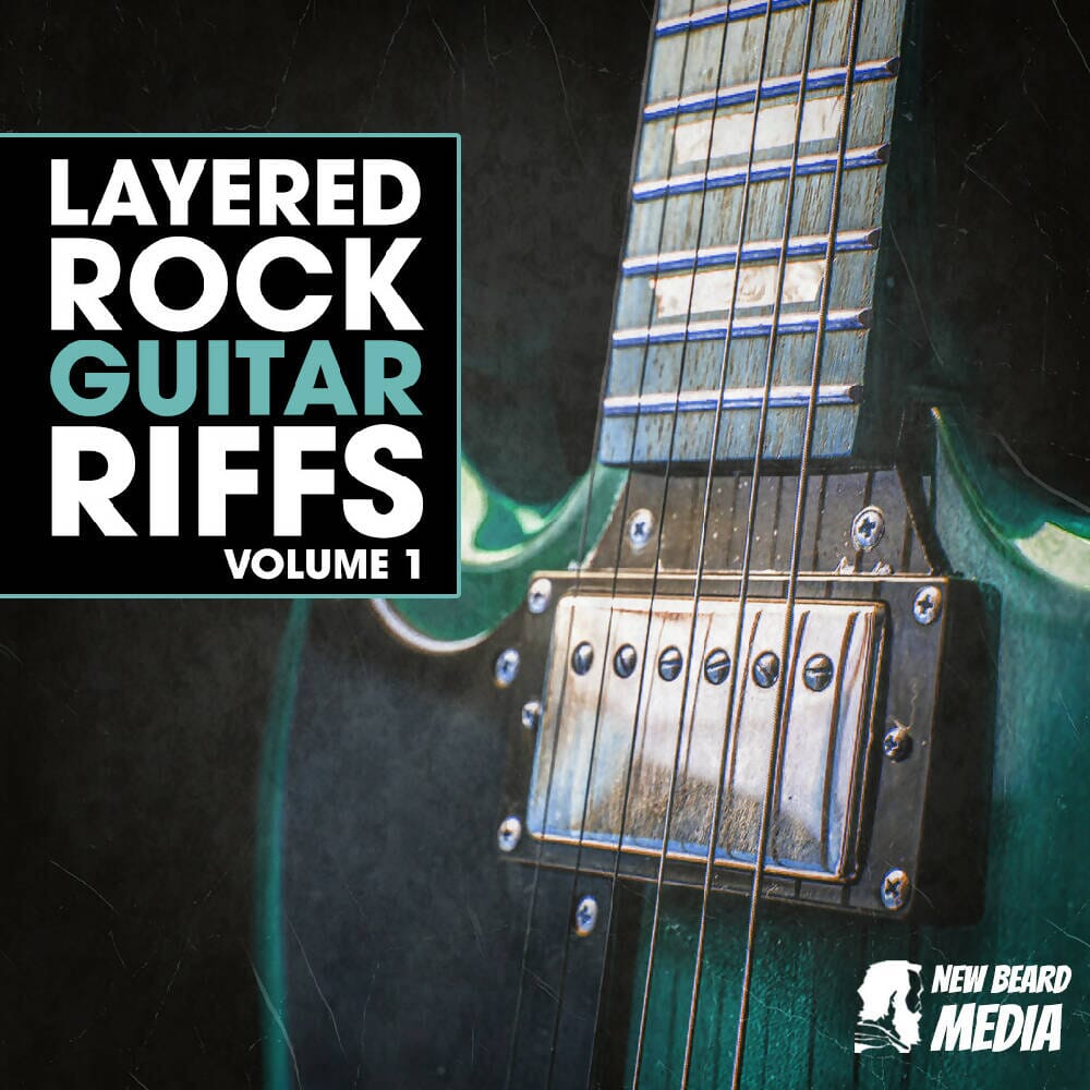 Layered Rock Guitar Riffs Vol 1 - Loops pack Sample Pack New Beard Media