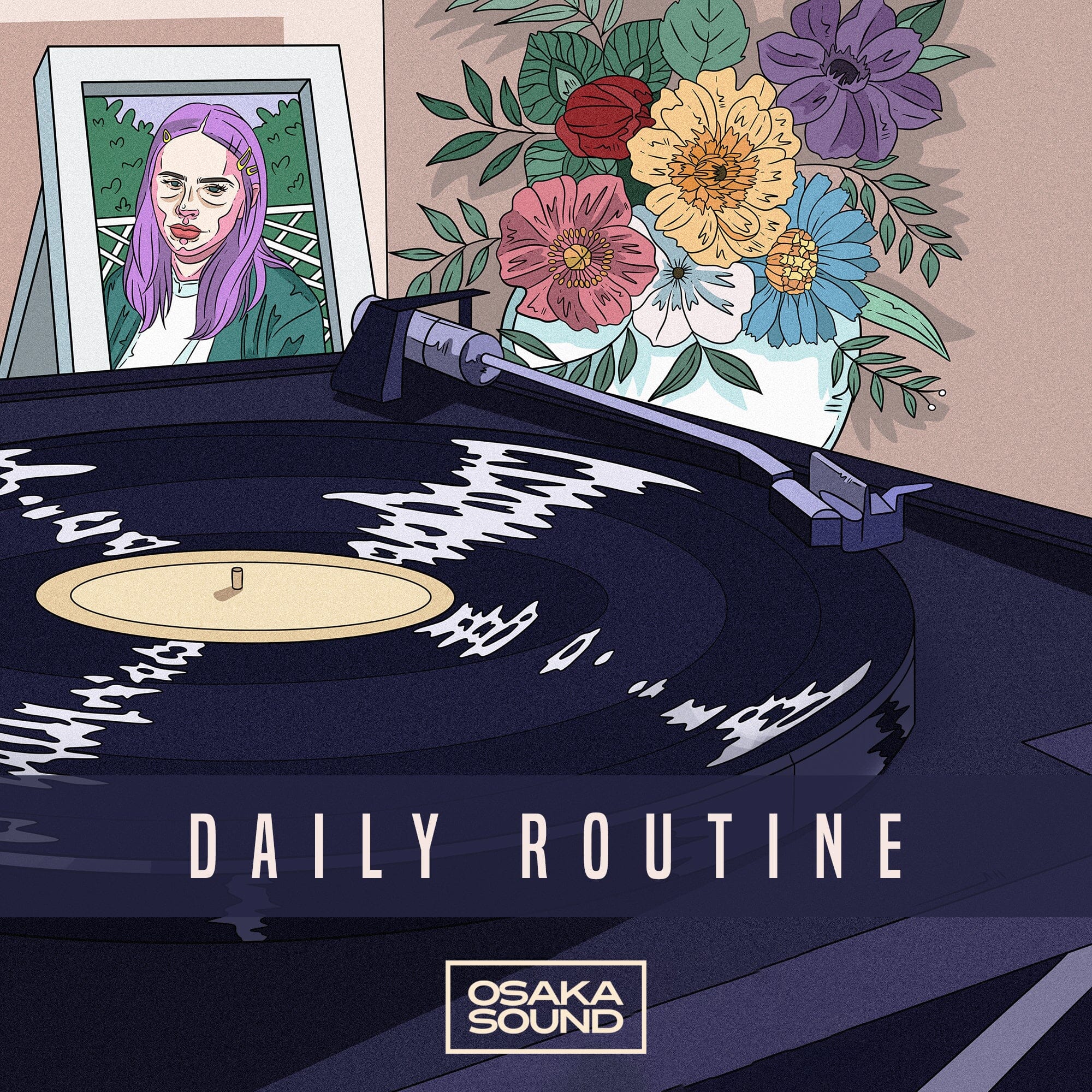 Daily Routine - Jazz - Lofi Hip-Hop ( Bass Loops Drum Loops Key Loops) Sample Pack Osaka Sound