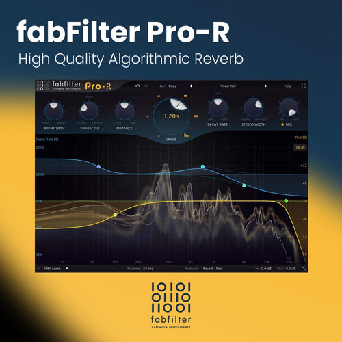 FabFilter Pro-R - High Quality Algorithmic Reverb Software & Plugins FabFilter - Software Instruments