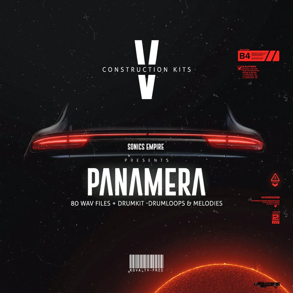 Panamera - Trap Sample Pack (Construction Kits and Midi Files) Sample Pack Sonics Empire
