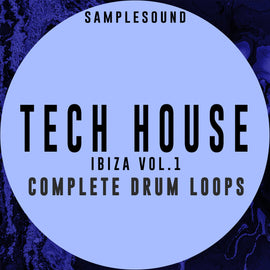 FREE TECH HOUSE SAMPLES - Tech House Ibiza Volume 1 - Complete Drum Loops Sample Pack Samplesound