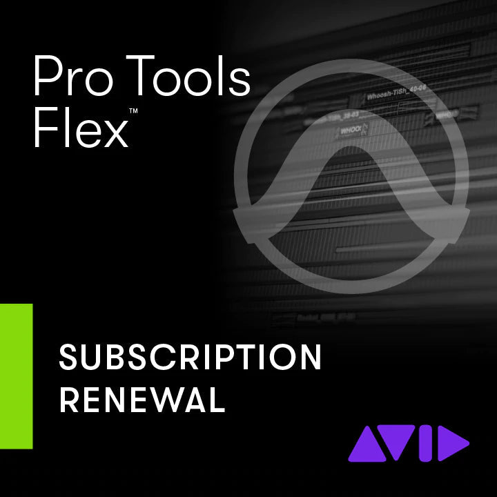 Pro Tools Flex - 1 year Subscription Renewal Software & Plugins Avid
