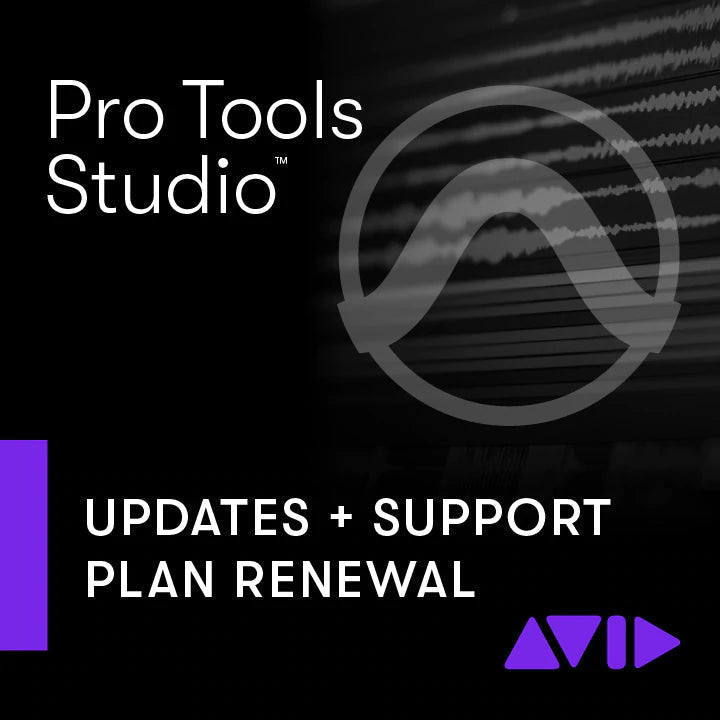 Pro Tools Studio - Perpetual 1yr Updates/ Support Renewal Software & Plugins Avid