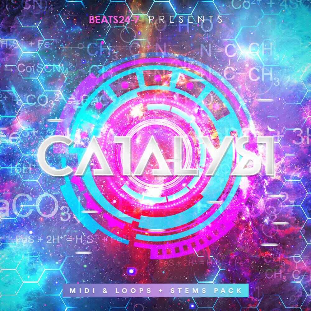 Catalyst Stem Pack - Hip Hop Trap Sample Pack (Beat Stems - MIDI Files - WAV Loops) Sample Pack Beats24-7