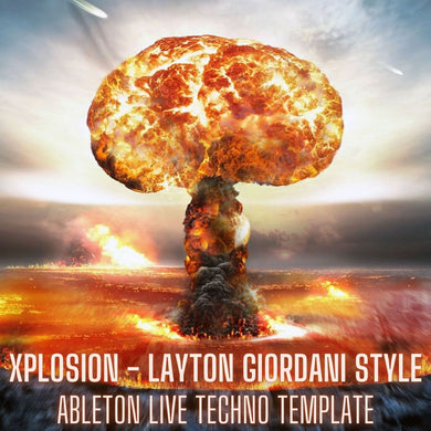 Xplosion - Layton Giordani Style Ableton 11 Techno Template (Professional Techno Preset) Sample Pack Innovation Sounds