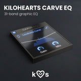 Kilohearts Carve EQ - 31-band graphic EQ Software & Plugins Kilohearts