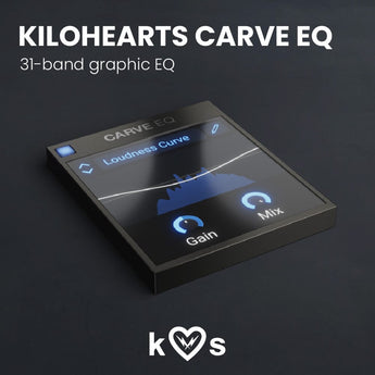 Kilohearts Carve EQ - 31-band graphic EQ Software & Plugins Kilohearts