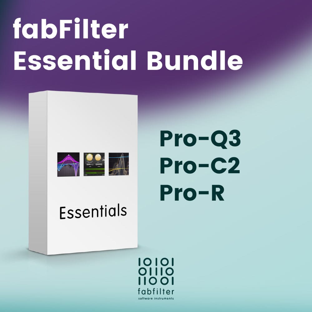 FabFilter Essential Bundle - Essential Mixing Tools Software & Plugins FabFilter - Software Instruments